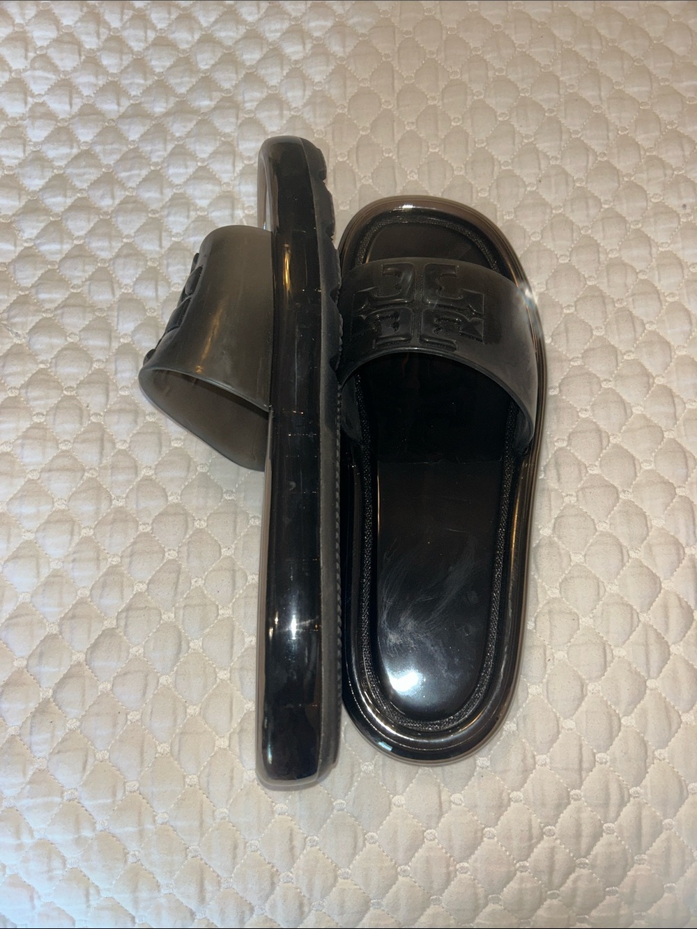 Tory Burch Bubble Jelly Slides - Sz 8 - New - Picture 4 of 4